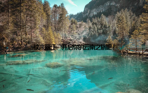 快来丽江, 开启你的云南之旅吧!