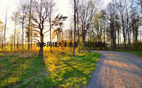 水乡风情大丰水乡, 风光旖旎